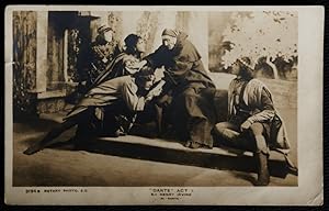 Dante Vintage Postcard Sir Henry Irving