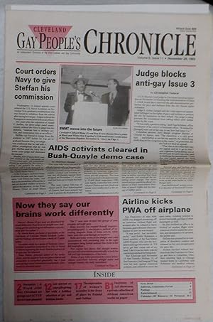 Gay People's Chronicle. November 26, 1993. Vol. 9 No. 11
