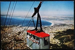 Cape Town Postcard Cable Car And Table Bay