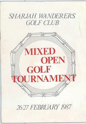 Mixed Open Golf Tournament. 26/27 February 1987
