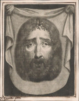 Veronica's Veil. First edition, from an old Spanish collection of original Baroque engravings.