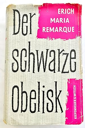 DER SCHWARZE OBELISK (First Edition)
