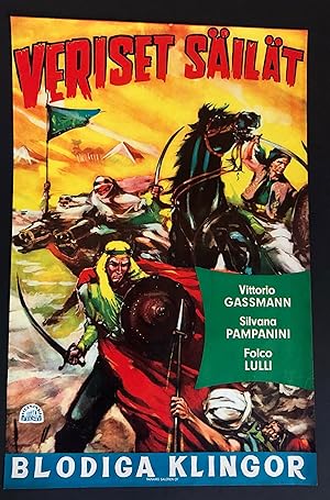 Lo sparviero del Nilo (HAWK OF THE NILE) - Vintage First Release Movie Poster