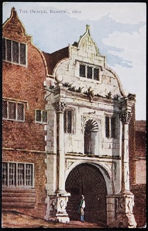 Reading Postcard Berkshire The Oracle As In 1802 LOCAL PUBLISHER
