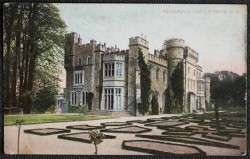 Hawarden Castle Postcard Flintshire Wales 1917