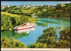 Newquay Cornwall Postcard Gannel River Vintage 1964
