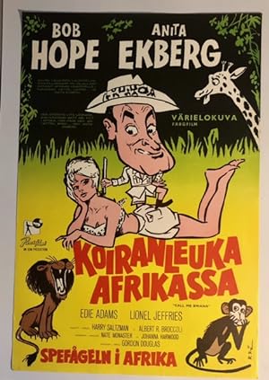 CALL ME BWANA - Vintage First Screening Movie Poster