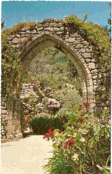Tresco Postcard Isles Of Scilly St. Nicholas Abbey LOCAL PUBLISHER