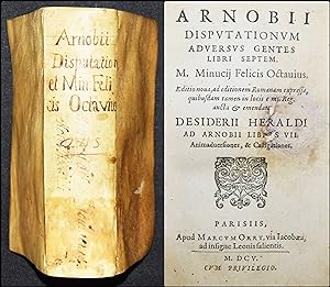 Disputationum adversus gentes libri septem. M. Minucii Felicis Octavius. Editio noua, ad editione...