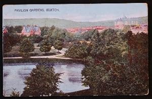 Buxton Postcard Derbyshire Pavilion Gardens LOCAL PUBLISHER