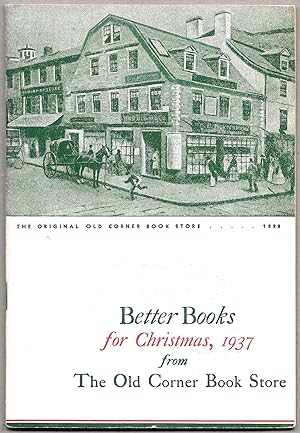 BETTER BOOKS 1937 Better Books for Christmas, 1937.