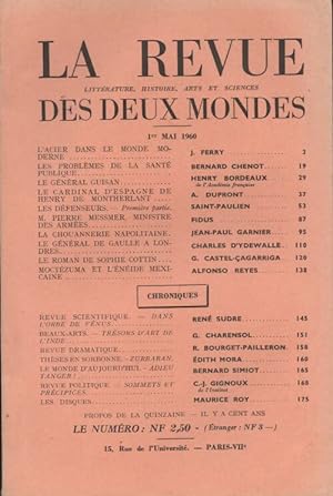 Revue des deux mondes n?9 : mai 1960 - Collectif