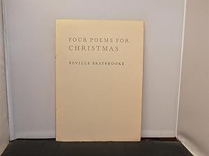 Four Poems for Christmas illustrated with wood engravings by Simon Brett signed by the author and...