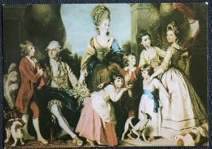 Bleinham Palace Postcard Woodstock Oxford Reynold's Group Of 4th Duke's Family