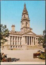 Bolton Lancashire Postcard Town Hall