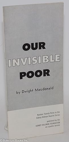 Our invisible poor