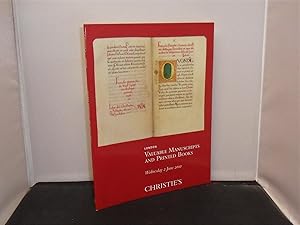 Christie's London - Catalogue of Valuable Manuscripts and Printed Books, 2 June 2010