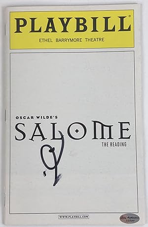 Ethel Barrymore Theatre "Salome" Playbill Signed by Al Pacino COA