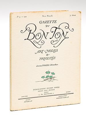 Gazette du Bon Ton. Art - Modes & Frivolités. Année 1922 - 5e Année - Numéro 3 - Revue Mensuelle