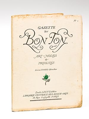 Gazette du Bon Ton. Art - Modes & Frivolités. Novembre 1912 - Numéro 1