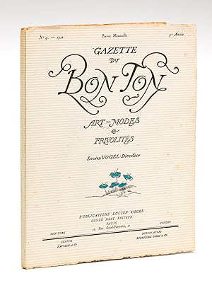 Gazette du Bon Ton. Art - Modes & Frivolités. Année 1922 - 5e Année - Numéro 4 - Revue Mensuelle