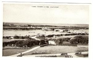 Southport Vintage Postcard Three Bridges & Pier