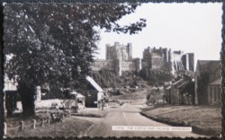Bamburgh Castle Postcard Real Photo LOCAL PUBLISHER