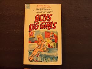 Boys Dig Girls pb Bill Wenzel 1st Print 1st Ed 1969 Dell