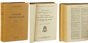 [S. Thomae Aquinatis Summa Theologiae] Indices auctoritatum omniumque rerum notabilium ocurentem ...