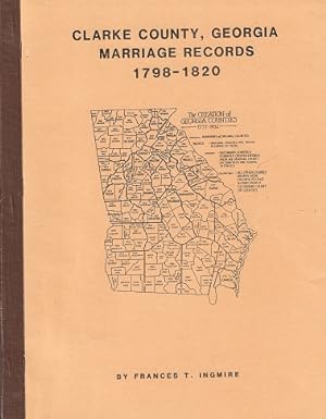 Clarke County, Georgia Marriage Records 1798 - 1820