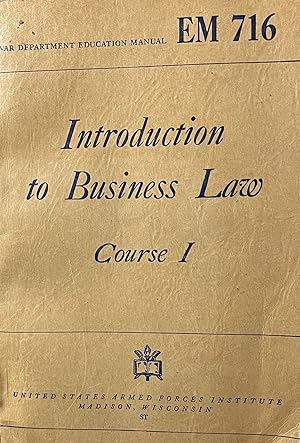 World War II Introduction to Business Law Course 1