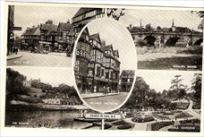 Shrewsbury Postcard Shropshire Wyle Cop Dingle Gdns English Bridge