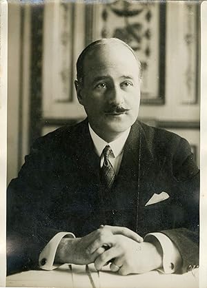 "André François PONCET nommé Ambassadeur à Berlin 1931" Photo de presse originale G. DEVRED Agenc...