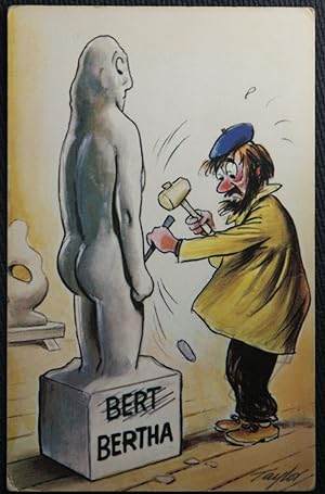 Comic Humour Postcard Bert Bertha Publisher Bamforth Holmfirth Yorks