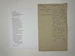 Wucherliche Geschäfte 10.02.1847 2 Dokumente Anzeige Vigalentennachforschung mit Textübersetzung ...