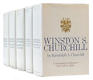WINSTON S. CHURCHILL COMPANION 5 VOLUME SET Vol. I Parts I and II, Vol. II Parts I, II, and III