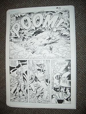 Curt Swan Original Art Aquaman #2 Page 7 CURT SWAN 1989