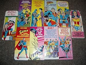 Neal Adam Superhero Greeting card lot of 47- 1978- Batman- Superman