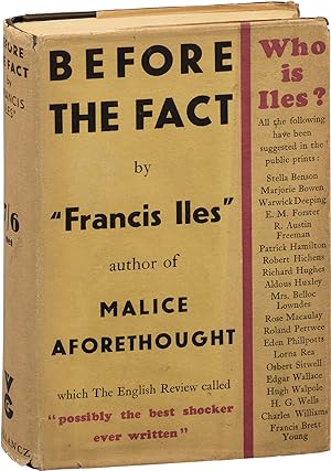 Before the Fact (First UK Edition)
