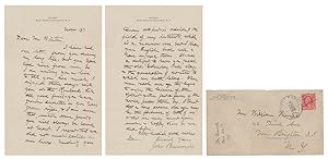 AUTOGRAPH LETTER SIGNED (ALS) to William Winters
