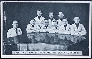 Steffani And His Silver Songsters Postcard
