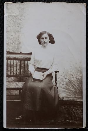 Brockenhurst Postcard New Forest Hampshire Postcard Woman 1913