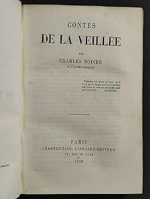 Contes De La Veillee - C. Nodier - Ed. Charpentier - 1853