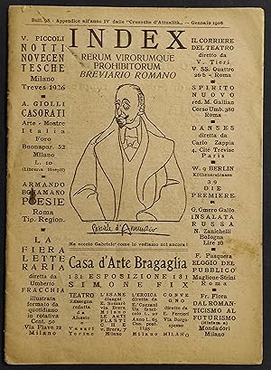 Index - Breviario Romano - Rivista Gennaio 1926