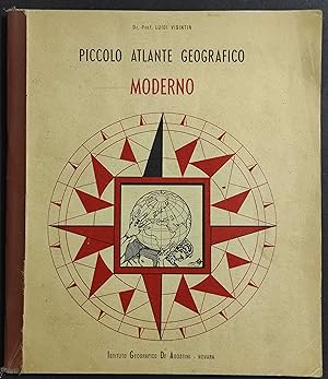 Piccolo Atlante Geografico Moderno - L. Visintin - Ed. De Agostini - 1959