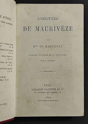 L'Heritiere De Mauriveze - Mlle De Martignat - Ed. Hachette - 1884