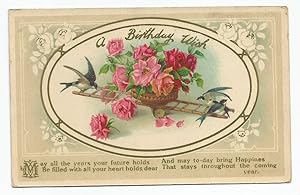 Greetings Vintage Birthday Card
