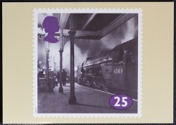 Train Postcard Amadis Class A1 4-6-2 At Kings Cross Royal Mail Stamps 1994