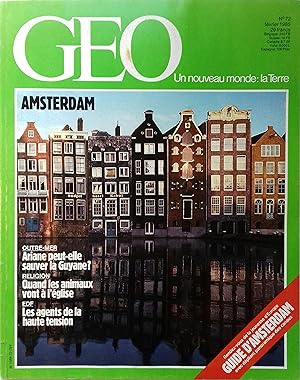 Géo N° 72. Amsterdam. Février 1985.