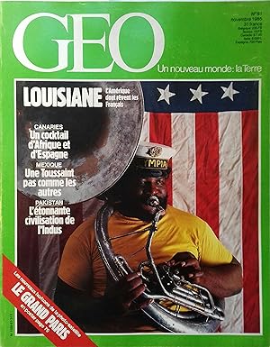 Géo N° 81. Louisiane. Novembre 1985.
